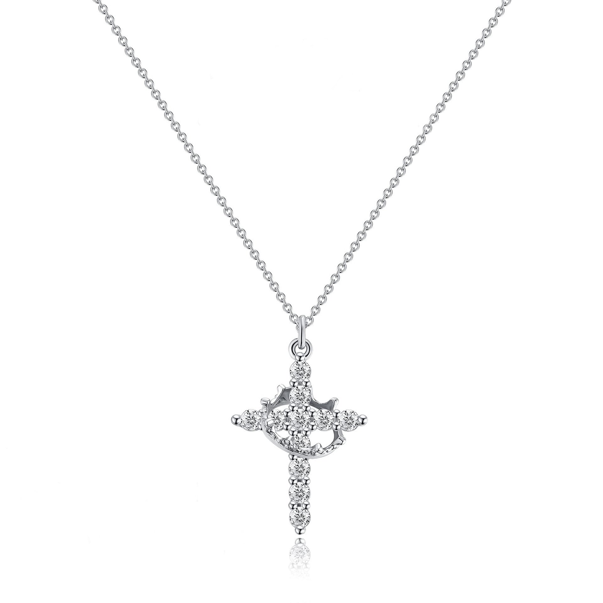 The Forever Cross & Crown Necklace