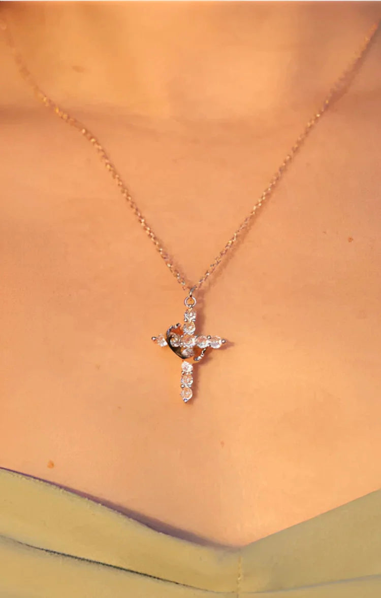 The Forever Cross & Crown Necklace