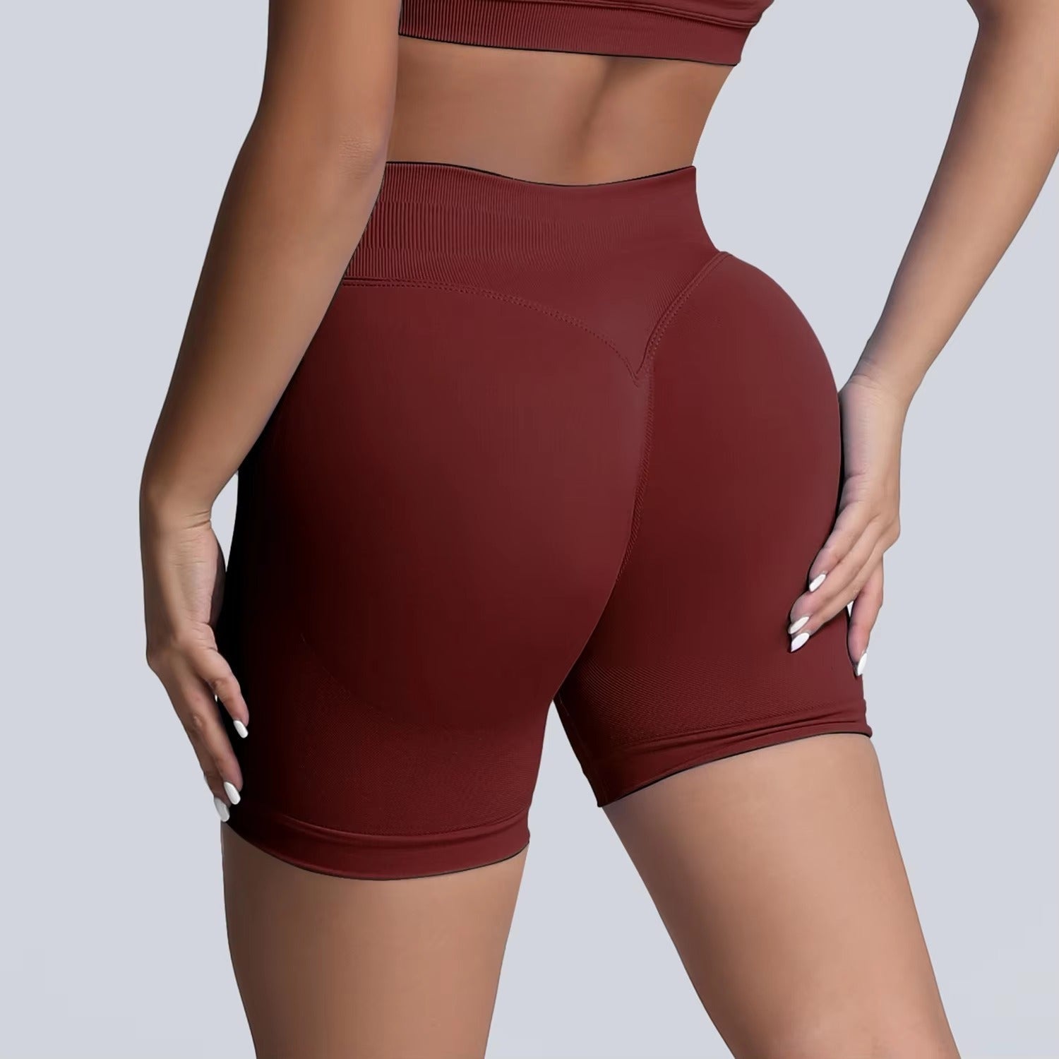 SculptFit™ High-Waist Compression Shorts