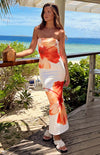 Floral Print Maxi Dress