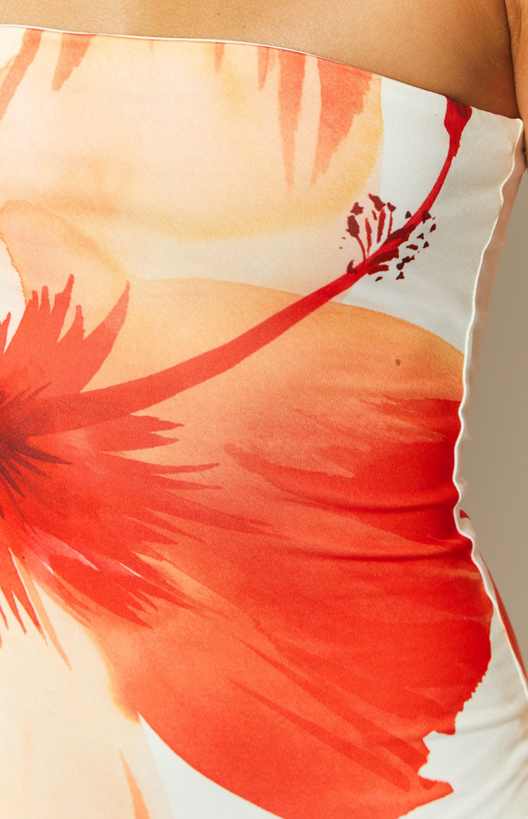 Floral Print Maxi Dress